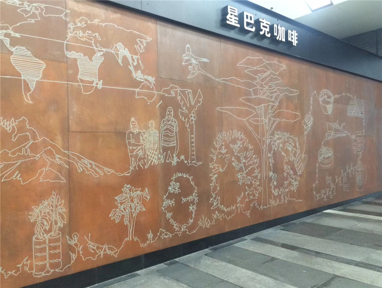 长海耐候钢幕墙